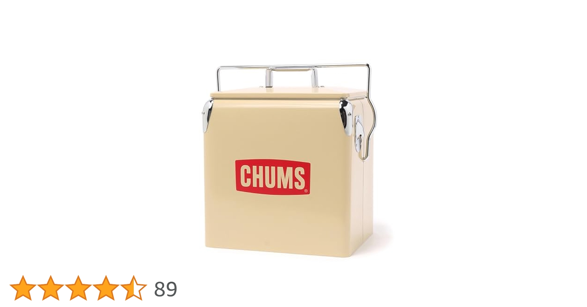 CHUMS - チャムス (CHUMS) スチールクーラーボックス レッド 12L Amazon | チャムス (CHUMS) スチールクーラーボックス ベージュ